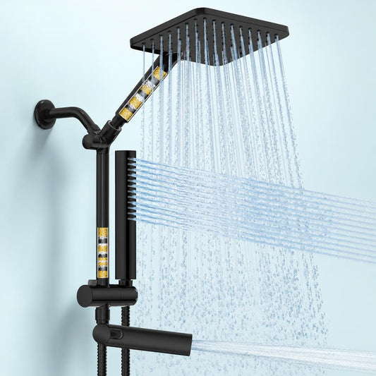 Filtered shower system combo - retouched real photo