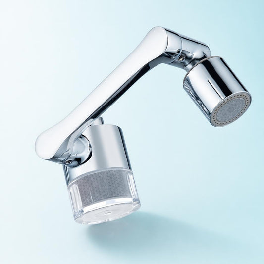 Faucet water filter - retouched real photo